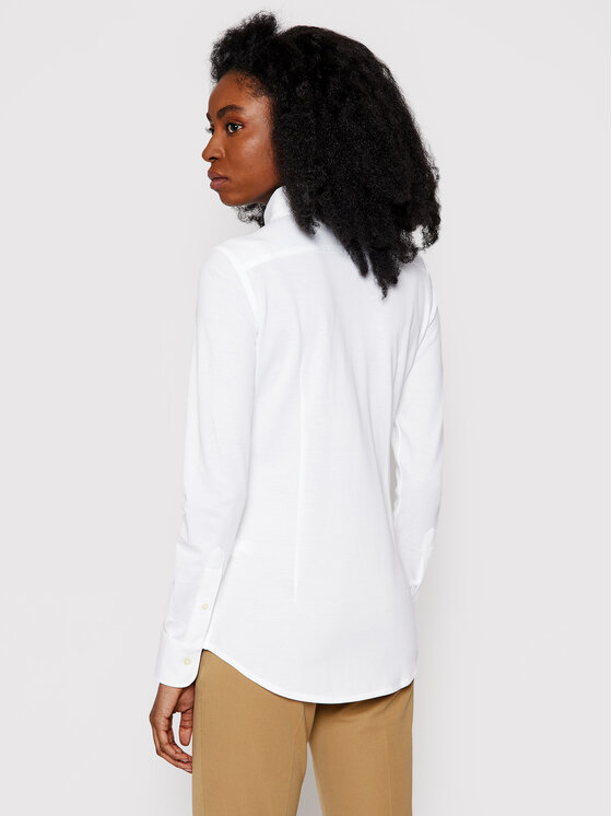 Polo Ralph Lauren Polo Ralph Lauren Сорочка Heidi 211664427003 Білий Slim Fit