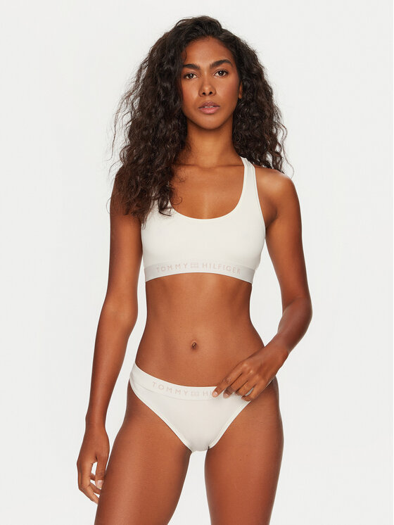 Tommy Hilfiger Tommy Hilfiger Sutien top UW0UW05498 Écru