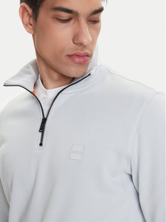 BOSS BOSS Mikina Zetrust 50468926 Sivá Regular Fit