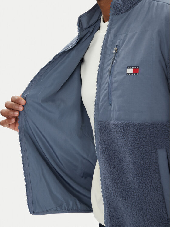 Tommy Jeans Tommy Jeans Prechodná bunda Novelty DM0DM21682 Modrá Regular Fit
