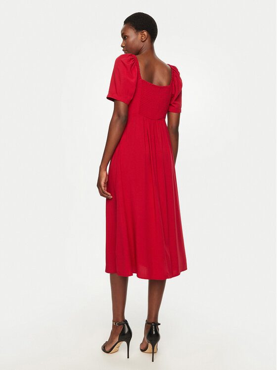 Gap Gap Rochie de zi 646168-00 Roșu Slim Fit