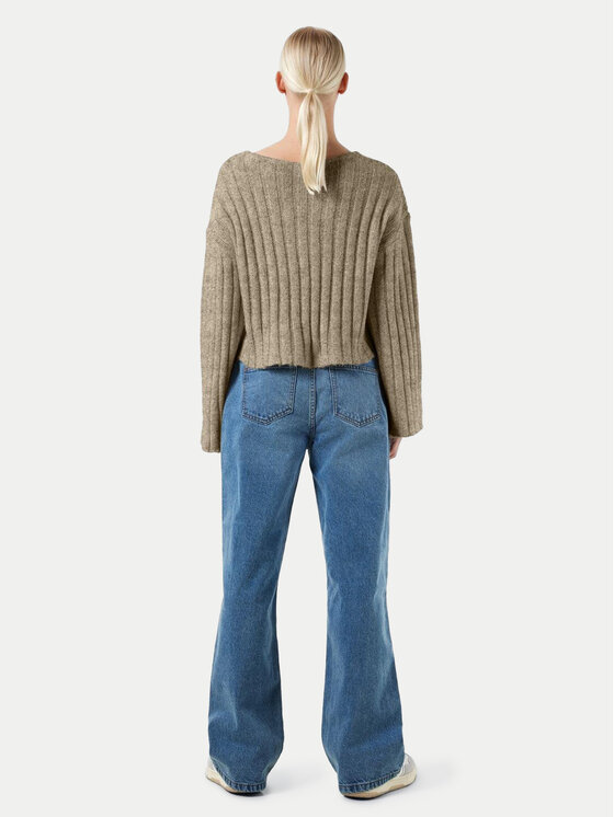 Noisy May Noisy May Džemper Nina 27027618 Bež Loose Fit