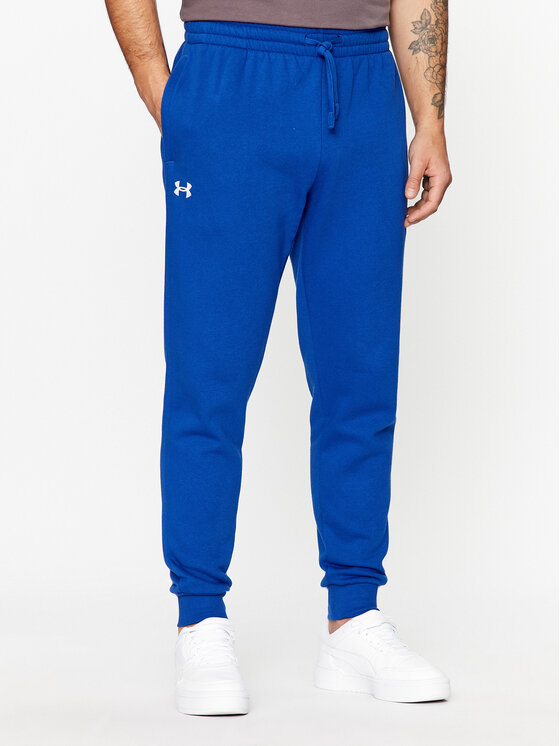 Under Armour Sporta bikses Ua Rival Fleece Joggers 1379774 Zils Loose Fit