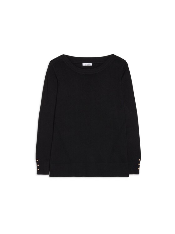 Fiorella Rubino Fiorella Rubino Maglione M631L008005N033 Nero A-Line Fit