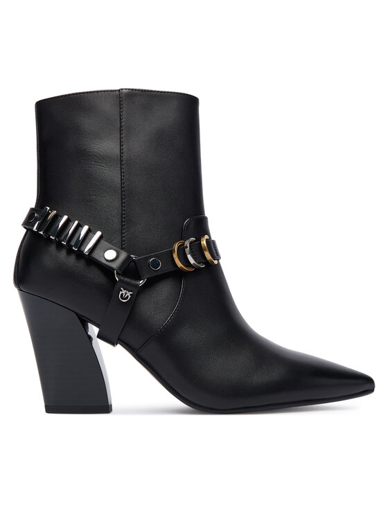PINKO PINKO Polokozačky Viola 02 SD0417P001 Černá