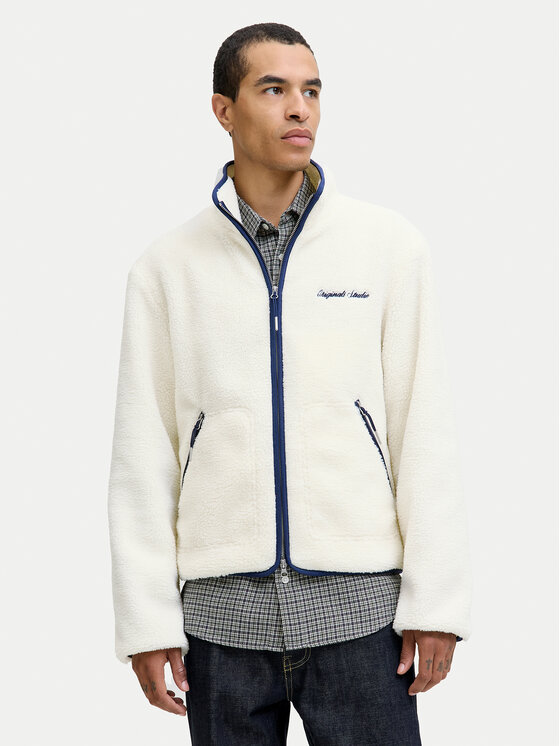 Jack & Jones Jack & Jones Polár kabát Norrebro 12282890 Ekru Regular Fit