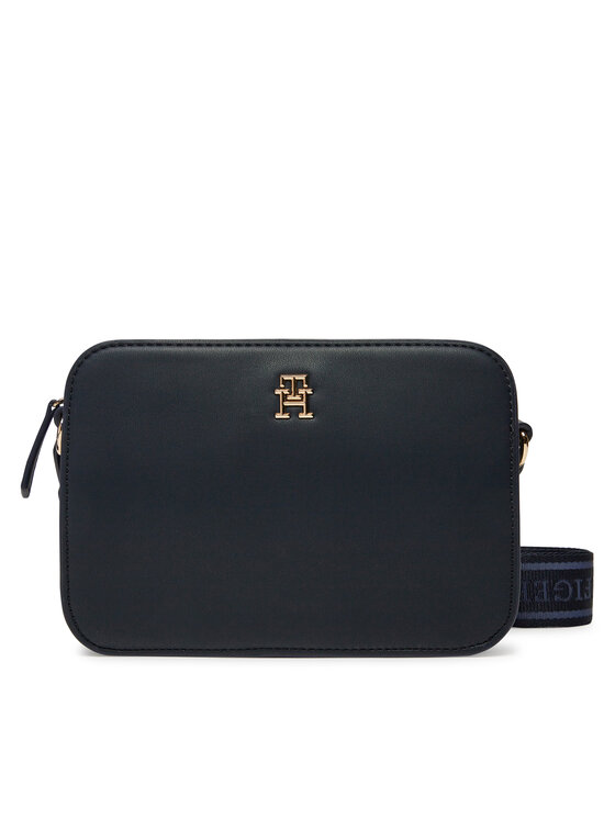 Tommy Hilfiger Tommy Hilfiger Kabelka Th Logotape Camera Bag AW0AW17229 Tmavomodrá