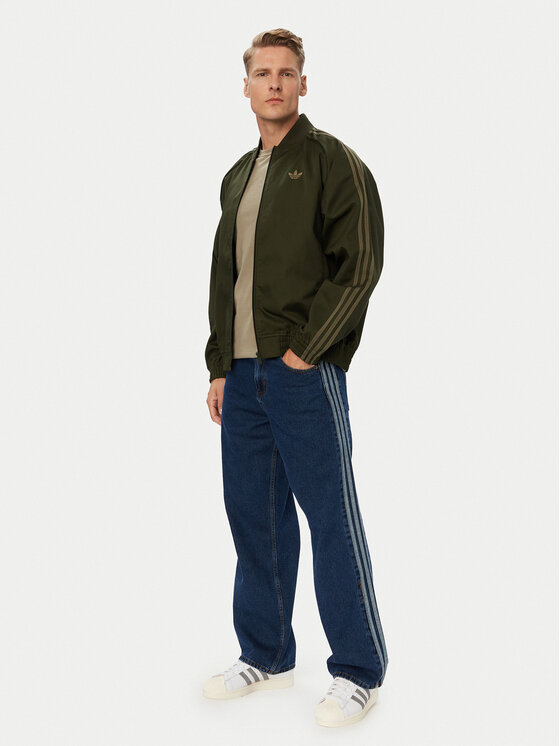 adidas adidas Jeansy adicolor Firebird KD1499 Niebieski Loose Fit