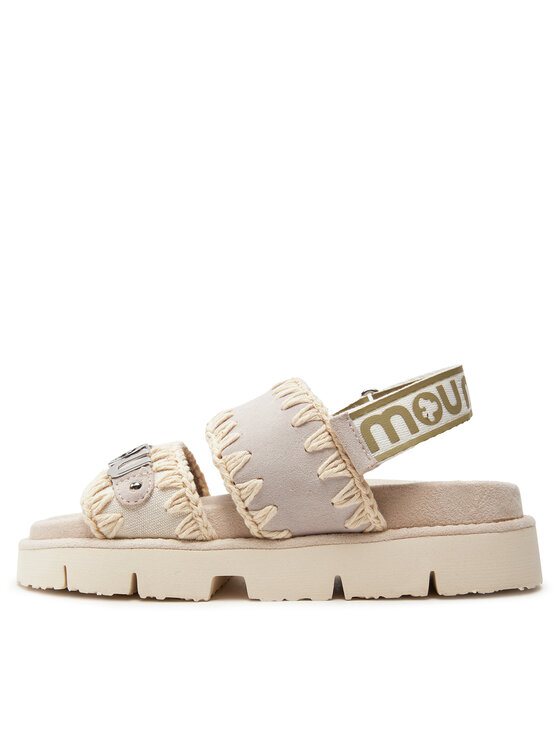 Mou Mou Sandały MU.SW461001T Beżowy