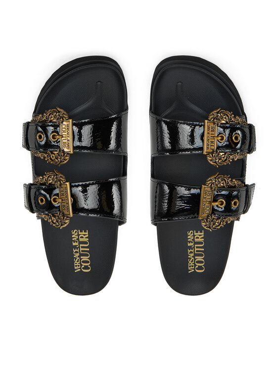 Versace Jeans Couture Versace Jeans Couture Şlapi 78VA3SM1 Negru