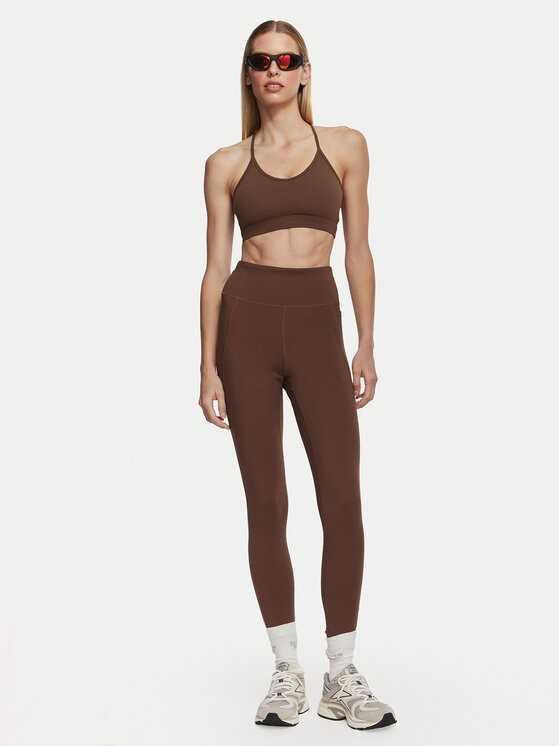 Reebok Reebok Legginsy RK25975CCW Brązowy Slim Fit