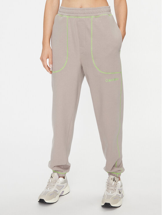 Calvin Klein Underwear Pantaloni trening 000QS7016E Gri Regular Fit