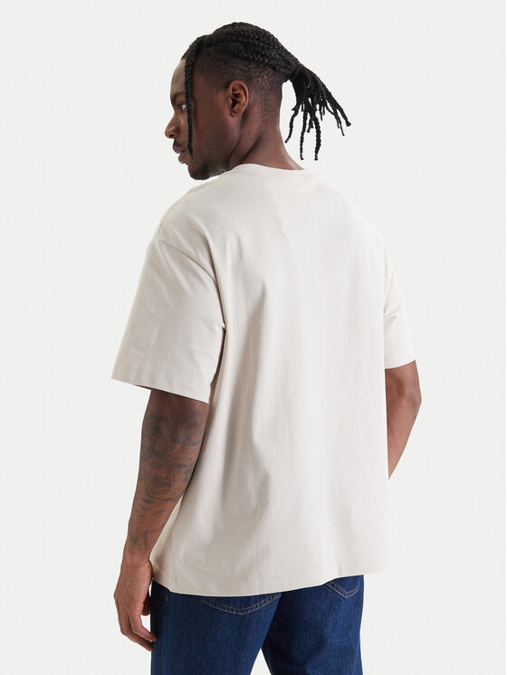 Calvin Klein Jeans Calvin Klein Jeans T-Shirt LV04RF819G Beżowy Regular Fit