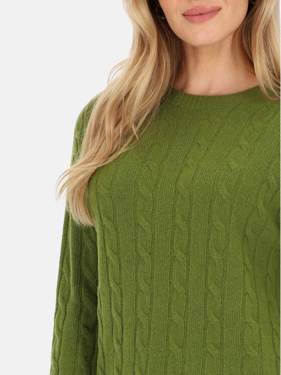 L’AF L’AF Sweter Lisa Zielony Regular Fit