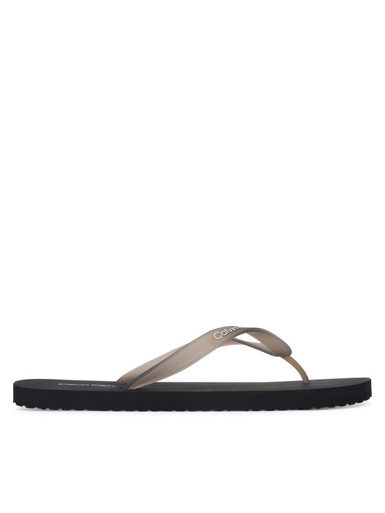 Calvin Klein Calvin Klein Zehentrenner Beach Thong Slide HM0HM02105 Schwarz