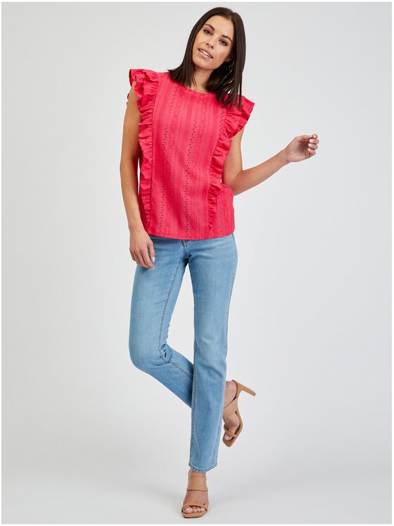 Orsay Orsay T-Shirt 155066324000__XS Czarny Regular Fit