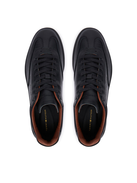 Tommy Hilfiger Tommy Hilfiger Αθλητικά Th Lo Lux Lth Sneaker FM0FM05996 Μαύρο