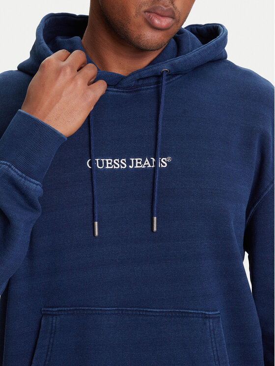 Guess Jeans Guess Jeans Bluză M5YQ27 KCXQ1 Bleumarin Regular Fit