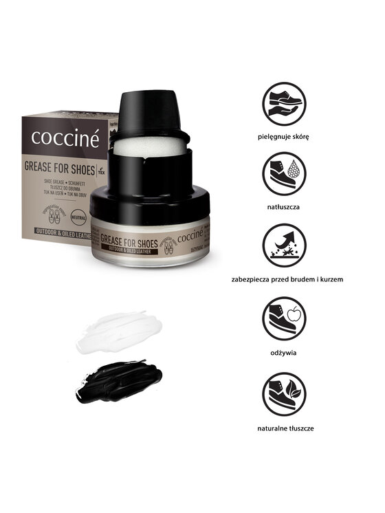 Coccine Coccine Schuhwachs Grease For Shoes 55/29/50/02/Z/v4 Schwarz