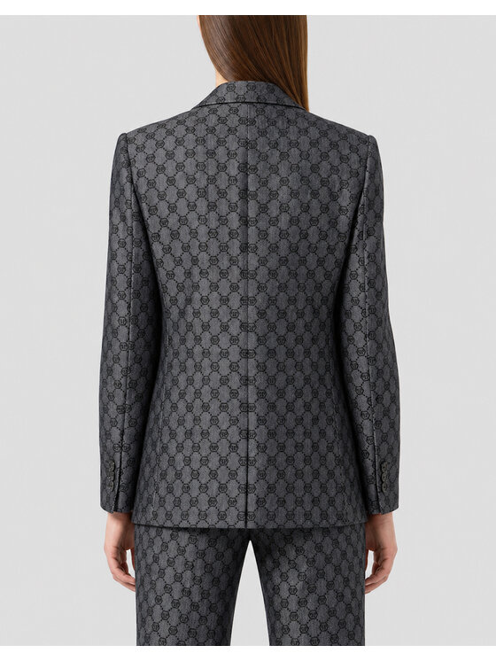 PHILIPP PLEIN PHILIPP PLEIN Marynarka 31265 Czarny Loose Fit