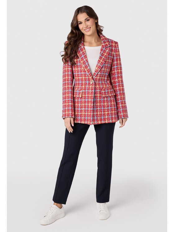 QUIOSQUE QUIOSQUE Marynarka Quiosque 8VF004946 Kolorowy Regular Fit
