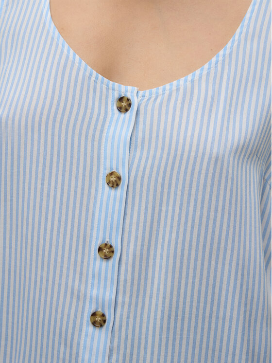 Vero Moda Vero Moda Top Bumpy 10325830 Světle modrá Standard Fit