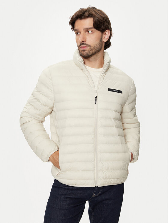 Calvin Klein Calvin Klein Žieminė striukė K10K113474 Smėlio Regular Fit