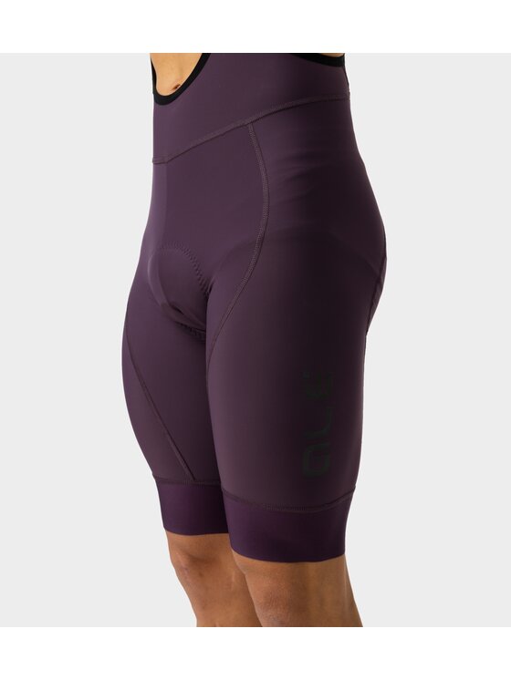 Alé Cycling Alé Cycling Szorty rowerowe PR-E Magic Colour Bordowy Fitted Fit