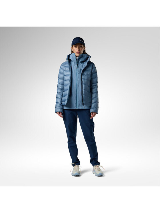 Rossignol Rossignol Kurtka outdoor W Verok Down Hoodie Jacket Niebieski Regular Fit