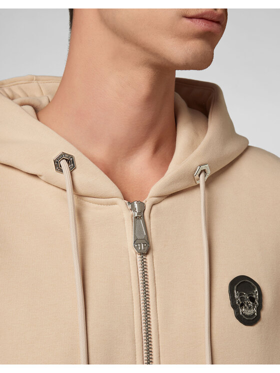 PHILIPP PLEIN PHILIPP PLEIN Felpa 30418 Beige Athletic Fit
