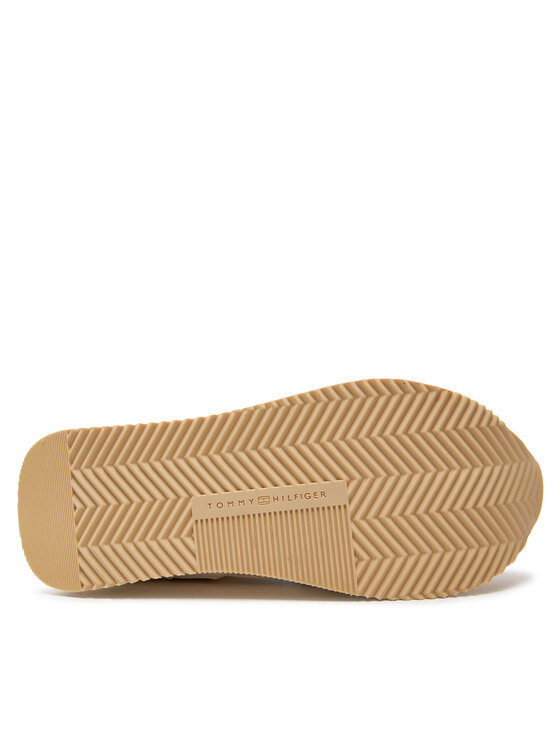 Tommy Hilfiger Tommy Hilfiger Tenisice Essential Elevated Runner FW0FW07700 Écru