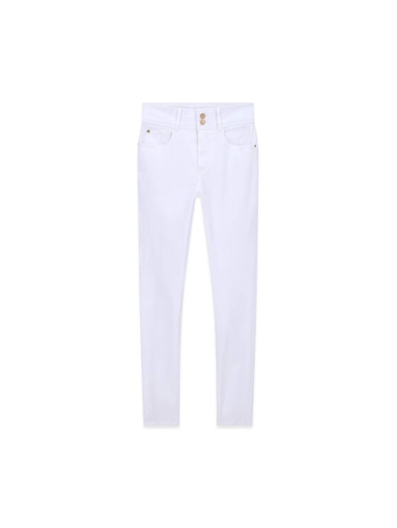 Guess Guess Jeansy 184664 Biały Skinny Fit