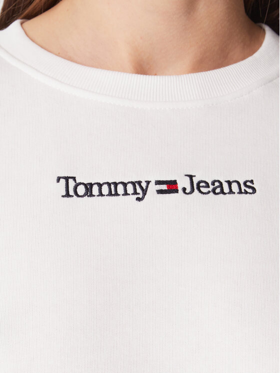 Tommy Jeans Tommy Jeans Felpa DW0DW15056 Bianco Regular Fit