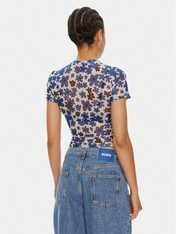 HUGO Hugo Póló Dadini_B 50510873 Színes Slim Fit