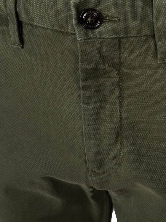 Tommy Hilfiger Tommy Hilfiger Pantaloni di tessuto MW0MW04651321 | Bleecker Slim Verde Slim Fit