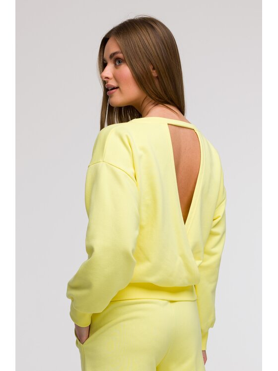 BeWear BeWear Bluza B293 Żółty Comfortable Fit