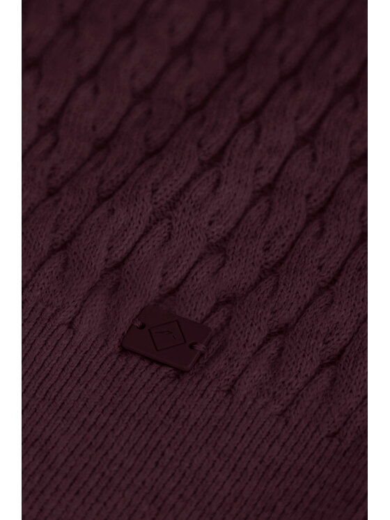 Volcano Volcano Sweter S-KAMA Fioletowy Regular Fit