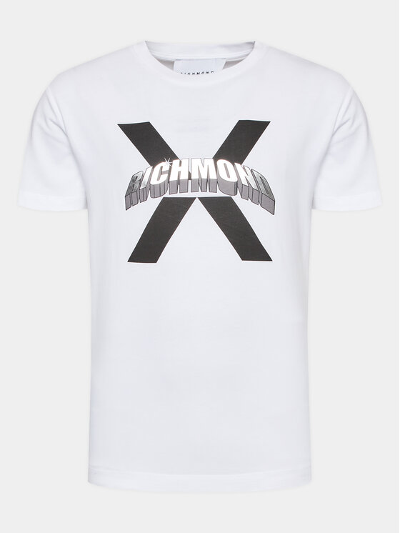 Richmond X Richmond X T-shirt UMA23007TS Bijela Regular Fit