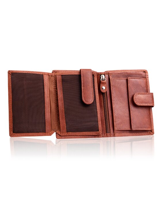 Mustang Mustang Portfel DENIMO HIGH WALLET Brązowy