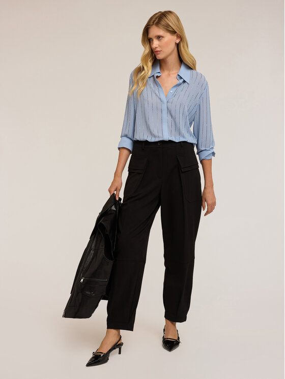 Motivi Motivi Camicia 5264Q000858N004 Turchese Regular Fit