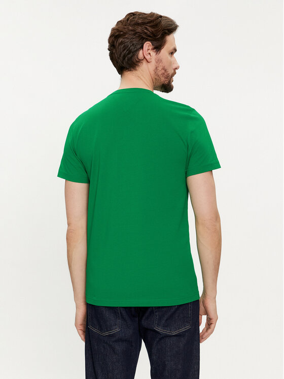 Tommy Hilfiger Tommy Hilfiger Тишърт Logo MW0MW11797 Зелен Regular Fit
