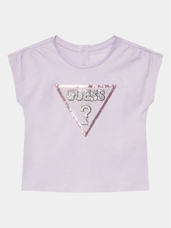 Guess Guess T-särk K4GI11 K6YW4 Lilla Regular Fit