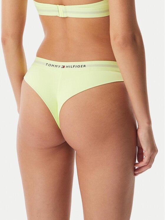 Tommy Hilfiger Tommy Hilfiger Bikini apakšdaļa UW0UW06364 Gaiši dzeltena