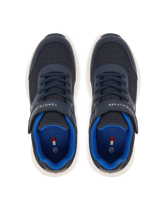 Tommy Hilfiger Tommy Hilfiger Сникърси Low Cut Lace-Up T3X9-34378-1697 D Тъмносин