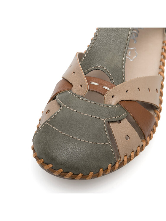 Rieker Sandalen M1655-54 Grün | Modivo.de