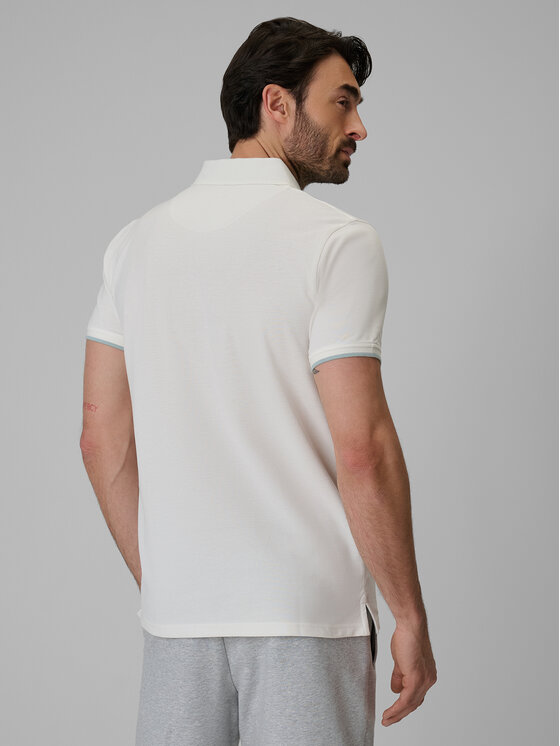 4F 4F Polo COMMERCIAL Biały Regular Fit