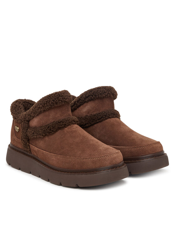 Skechers Skechers Śniegowce Bobs Keepsakes Lite - Winter Snug 114895 Brązowy ciemny