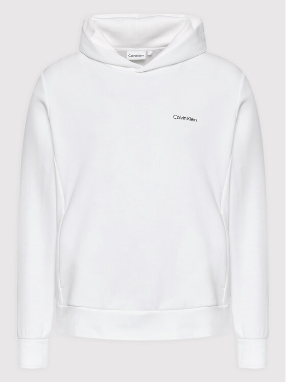 Calvin Klein Calvin Klein Mikina Micro Logo K10K109927 Bílá Regular Fit