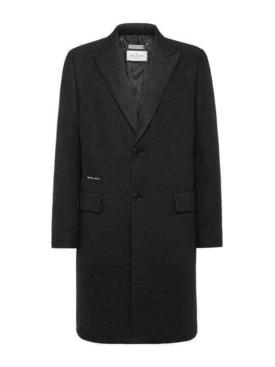 PHILIPP PLEIN PHILIPP PLEIN Zimný kabát 6967 Čierna Regular Fit