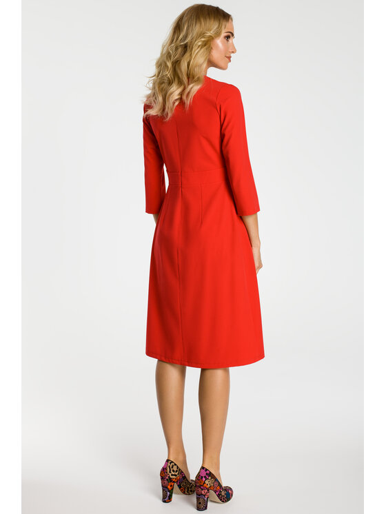 Made of Emotion Made of Emotion Abito da cocktail M335 Rosso A-Line Fit